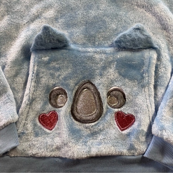 💜2FOR$17 Brand NEW WO Tags Bella&Birdie Fuzzy Hoodie - Picture 2 of 9
